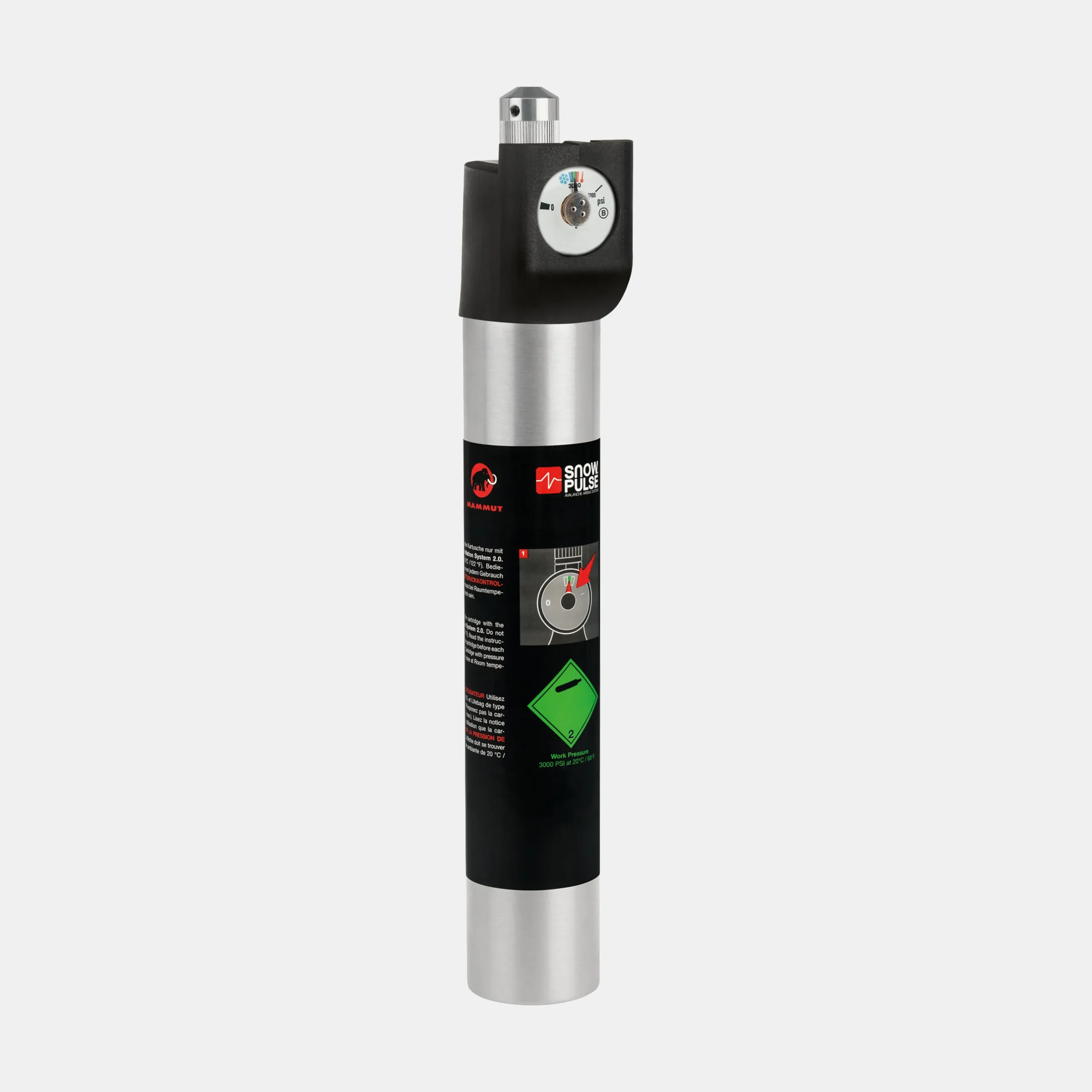 Cartridge Refillable 207 Bar Alu