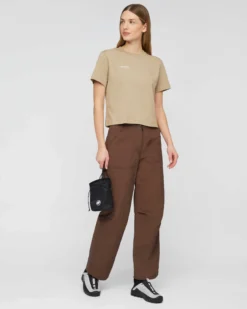 Mammut Base Cropped T-Shirt Women Mini Logo