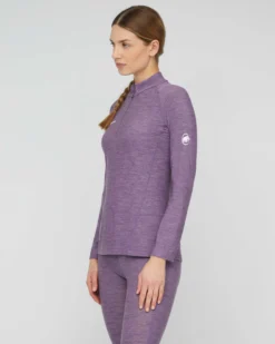 Tree Wool Thermal FL Half Zip Longsleeve Women