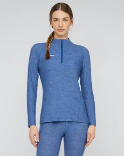 Tree Wool Thermal FL Half Zip Longsleeve Women