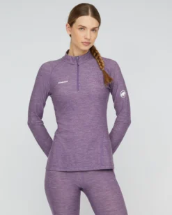 Tree Wool Thermal FL Half Zip Longsleeve Women